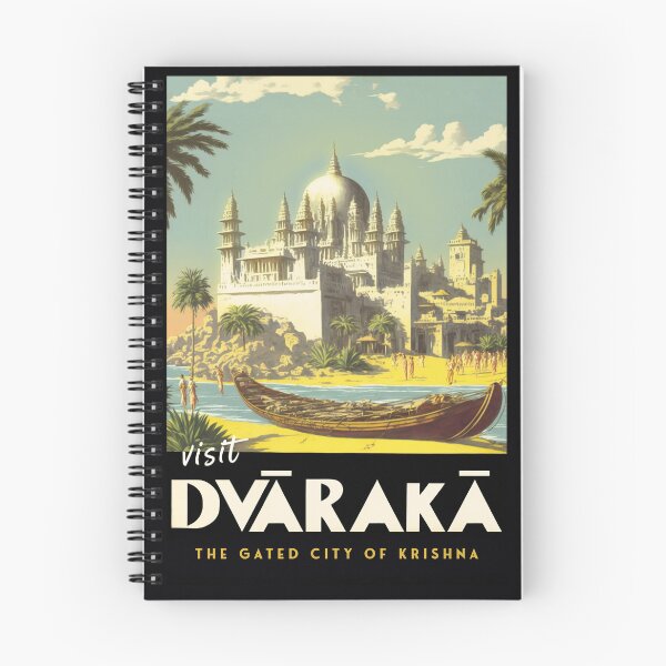 Item preview, Dwarka / Dvaraka - Vintage Travel Poster designed and sold by Boundliss.