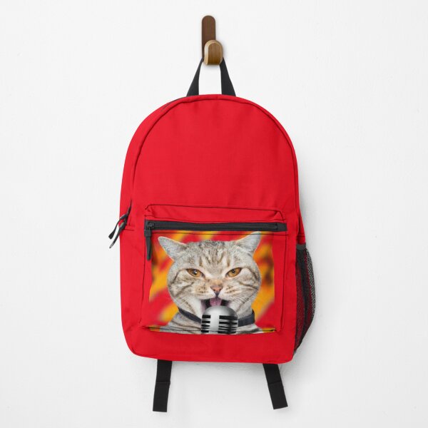 Item preview, Rock Star Cat Singing In A Microphone, Cat 5 designed and sold by LesTheArt.