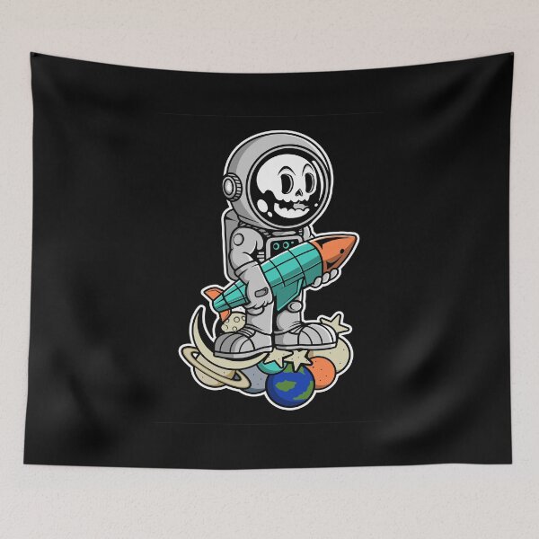 Item preview, Funny Astronaut and Rocket Cartoon Graphic Cool Design designed and sold by PECCATOR.