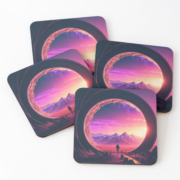 Item preview, Galactic Gateway: An Astronaut's Adventure in a Synthwave World designed and sold by Mullet Monkey.