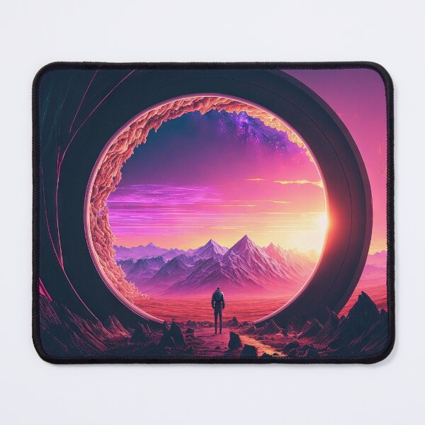 Item preview, Galactic Gateway: An Astronaut's Adventure in a Synthwave World designed and sold by Mullet Monkey.