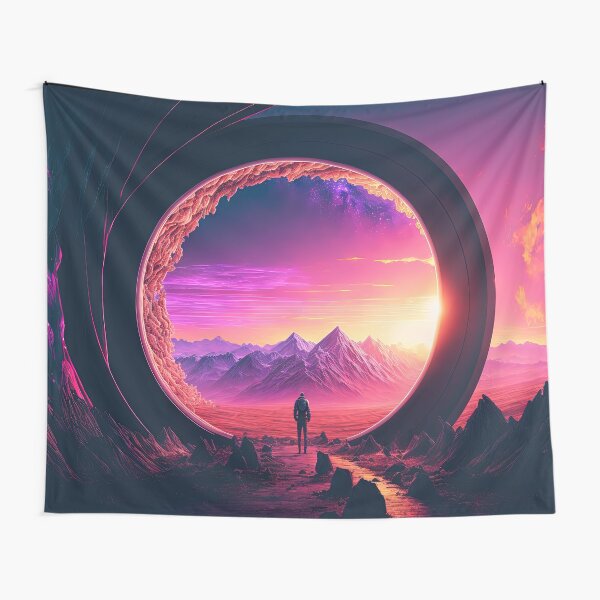 Item preview, Galactic Gateway: An Astronaut's Adventure in a Synthwave World designed and sold by Mullet Monkey.