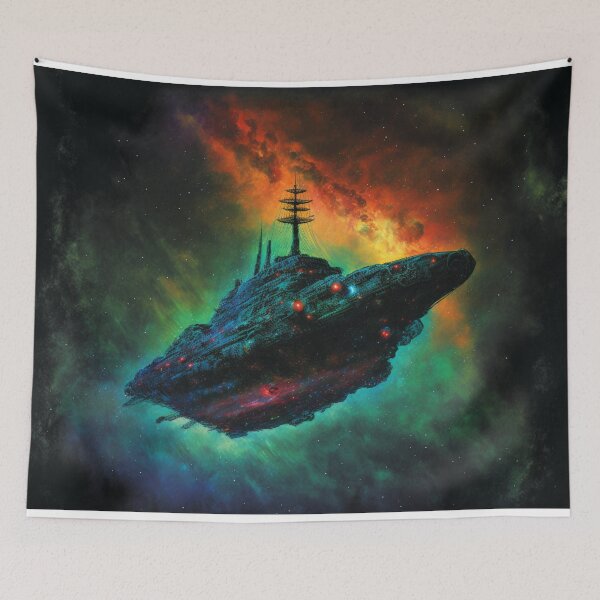 Item preview, Sci-Fi Landscape/Spaceship designed and sold by Fcgrinder.