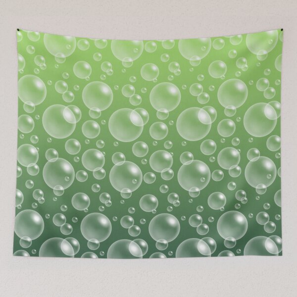 Item preview, Funny Soap Bubbles - Cold Colors designed and sold by stylebytara.