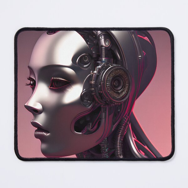 Item preview, Beautiful cyborg face highly detailed and engineered designed and sold by ArtCreator2023.