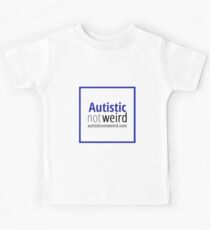 Autistic Not Weird logo Kids Tee