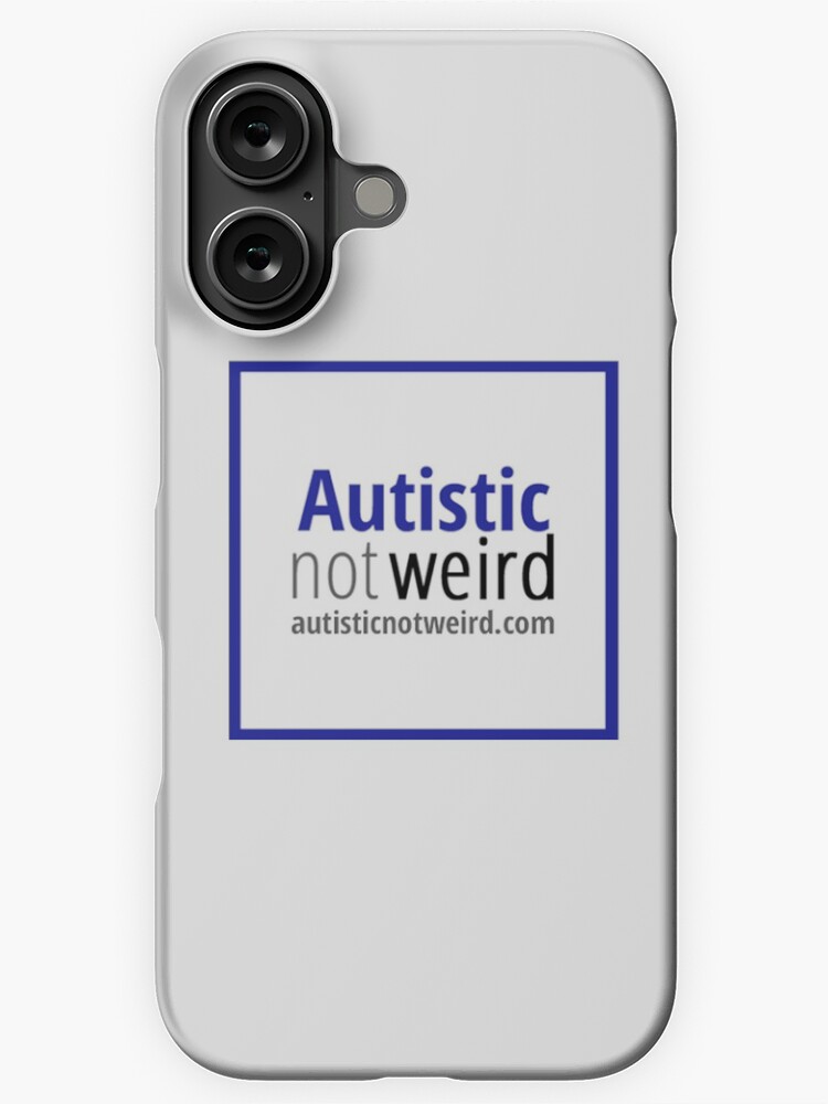Thumbnail 1 of 4, iPhone Case, Autistic Not Weird logo designed and sold by AutisticNW.