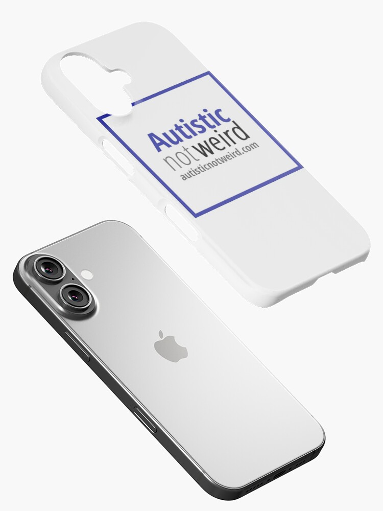 Thumbnail 2 of 4, iPhone Case, Autistic Not Weird logo designed and sold by AutisticNW.