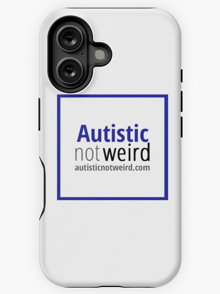Thumbnail 1 of 4, iPhone Case, Autistic Not Weird logo designed and sold by AutisticNW.