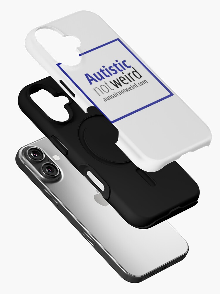 Thumbnail 2 of 4, iPhone Case, Autistic Not Weird logo designed and sold by AutisticNW.
