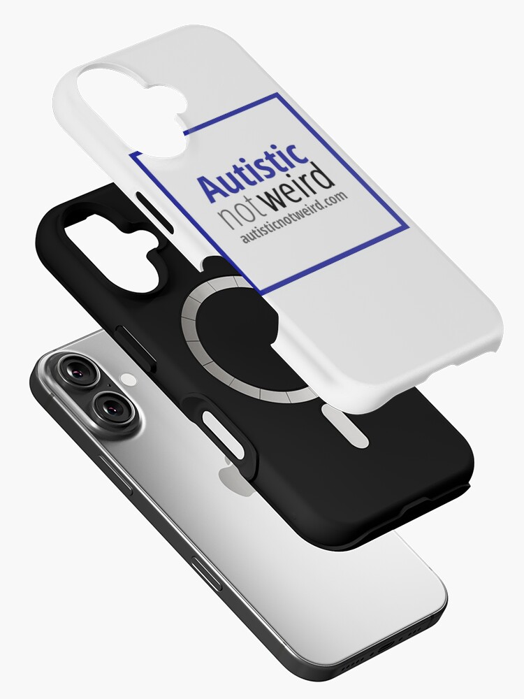 Thumbnail 2 of 4, iPhone Case, Autistic Not Weird logo designed and sold by AutisticNW.