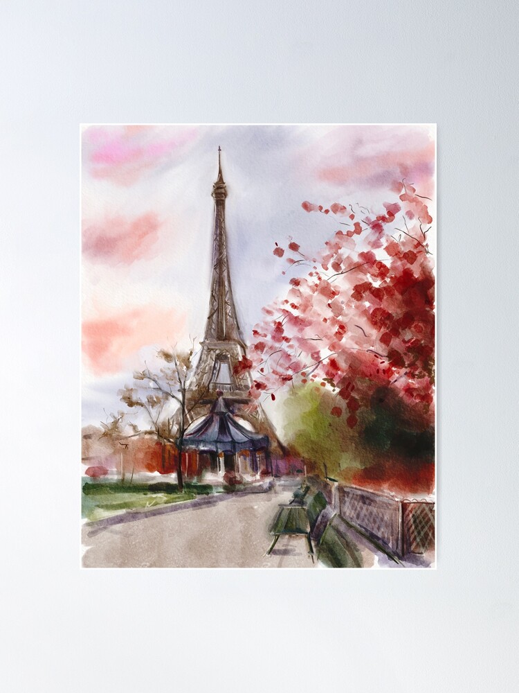 Paris Art, Cityscape Painting