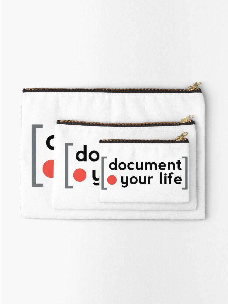 Alternate view of Document Your Life Zipper Pouch
