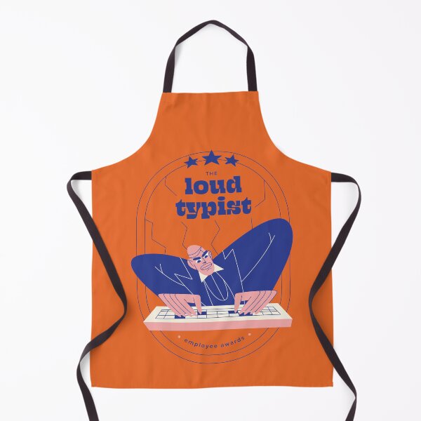 Item preview, Loud typist employee award designed and sold by Nora Gazzar.