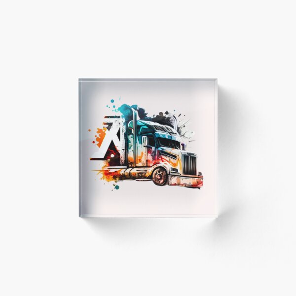 Item preview, Trucker legend - Graffiti splash of color designed and sold by ValleyDream.