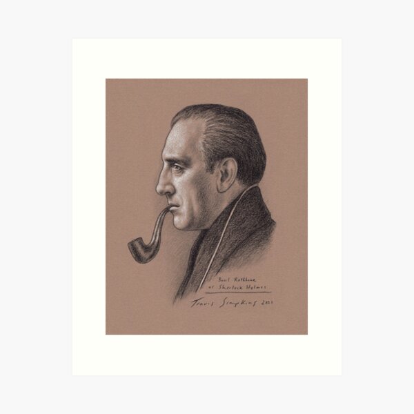 Item preview, Basil Rathbone Sherlock designed and sold by Travis Simpkins.