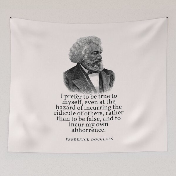 Item preview, Frederick douglass face and quote designed and sold by artbleed.