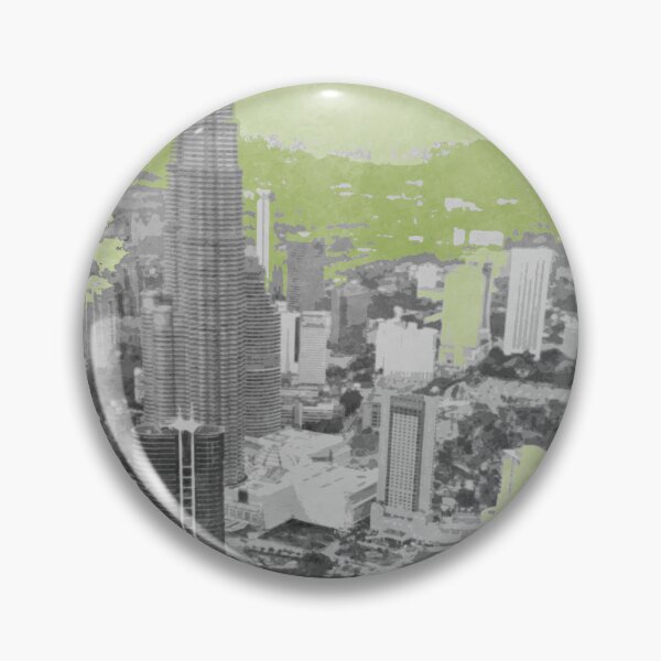Item preview, Kuala Lumpar Skyline in Green. designed and sold by Imladris01.