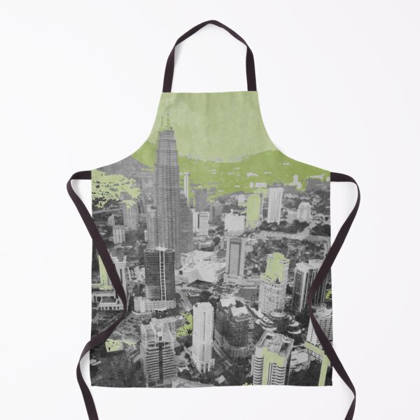Item preview, Kuala Lumpar Skyline in Green. designed and sold by Imladris01.