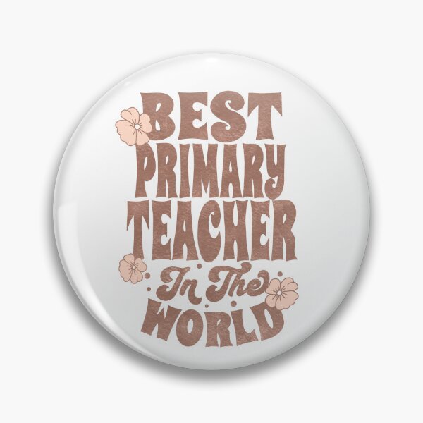 Item preview, Best primary teacher in the world  designed and sold by Handdrawnbyzoe.