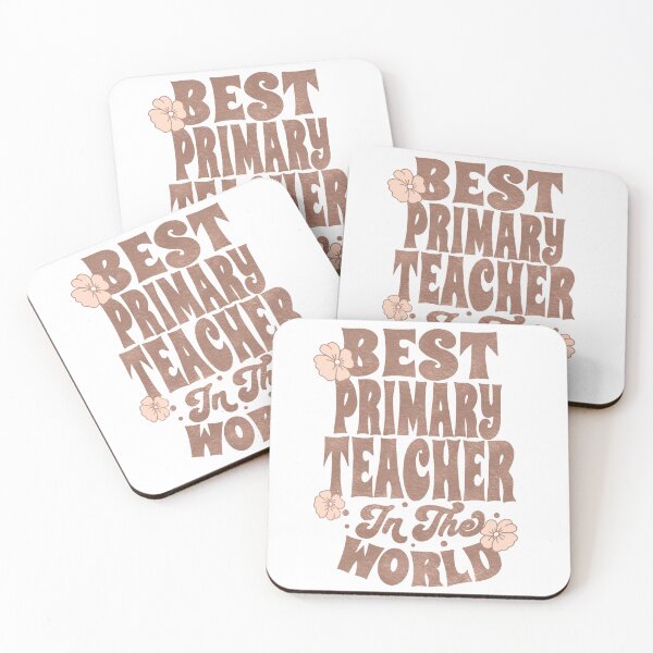 Item preview, Best primary teacher in the world  designed and sold by Handdrawnbyzoe.