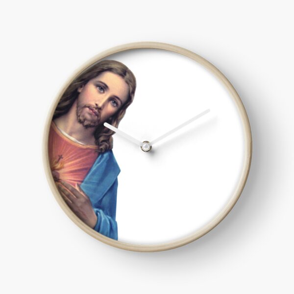 Jesus is watching you - meme Clock