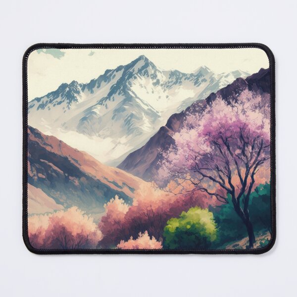 Item preview, Pastoral Plains | Spring Landscape Wall Art | Watercolor Painting designed and sold by mannaandquail.
