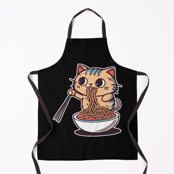 Aperçu de l'œuvre Chat qui mange des spaghettis créée et vendue par vectrus.
