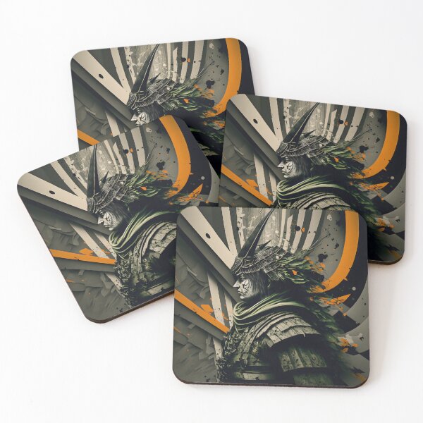 Item preview, Mystical Samurai Emerges from Abstract Realm designed and sold by CArtNova.
