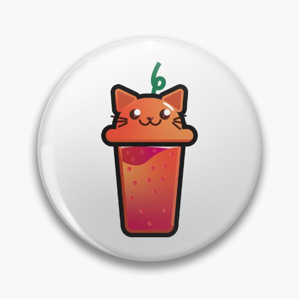 Item preview, Cute Boba Orange Cat Kawaii designed and sold by DurianDesign.