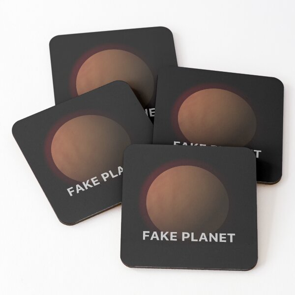 Item preview, Dark Orange World - Fake Planet Series designed and sold by FakeInvaders.