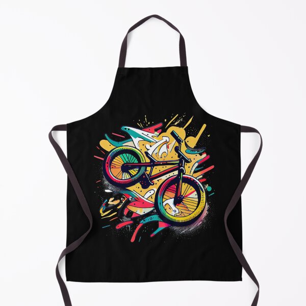Item preview, BMX design for bmx riders with bold, colorful style and simple shapes, inspired by tattoo technique, pop-art, vintage and retro (3) designed and sold by TourDePassion.