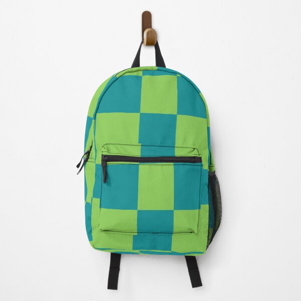 Item preview, Abstract Checkerboard Pattern Blue and Green designed and sold by tonymagnerart.