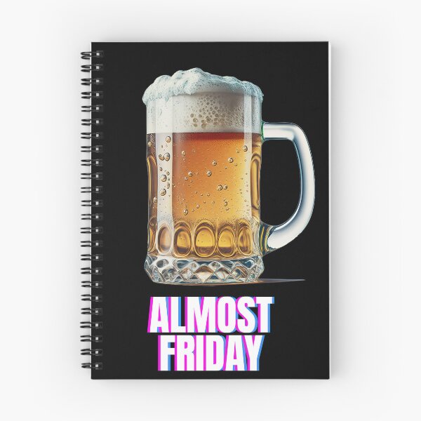 Item preview, Almost FRIDAY, trippy letters beer designed and sold by MeditationMind.