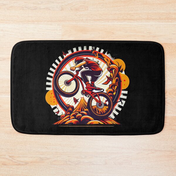 Item preview, BMX design for bmx riders with bold, colorful style and simple shapes, inspired by tattoo technique, pop-art, vintage and retro (5) designed and sold by TourDePassion.
