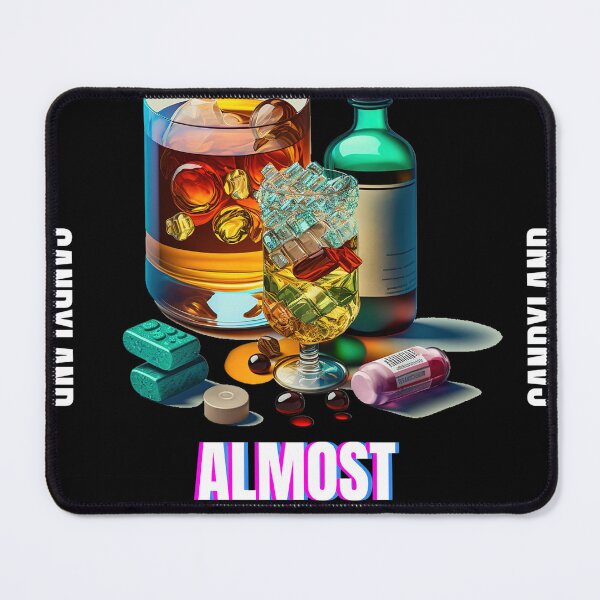 Item preview, Almost FRIDAY, trippy black designed and sold by MeditationMind.