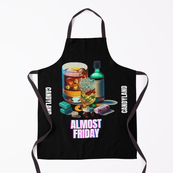 Item preview, Almost FRIDAY, trippy black designed and sold by MeditationMind.