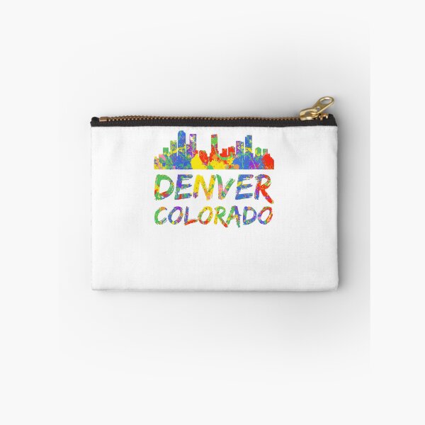 Item preview, Denver Colorado Skyline Colorfull Paint Splash designed and sold by TNDesignStudio.