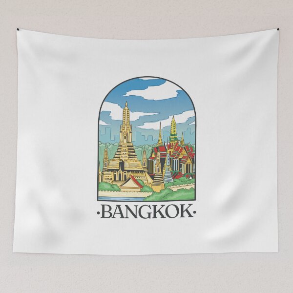 Item preview, City of Bangkok , capital of Thailand  , tourism, trip, holiday, vacation designed and sold by FFelder.