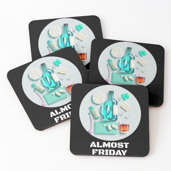 Item preview, Almost FRIDAY COOL black designed and sold by MeditationMind.