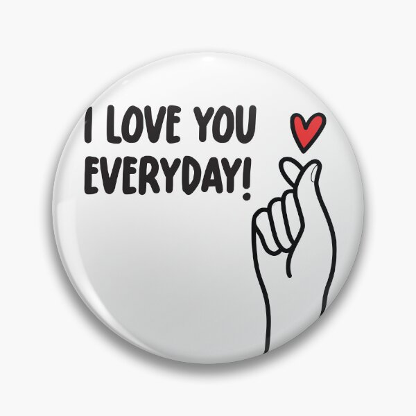 Item preview, I love you Korean KPOP Finger Heart Love designed and sold by noteythings.