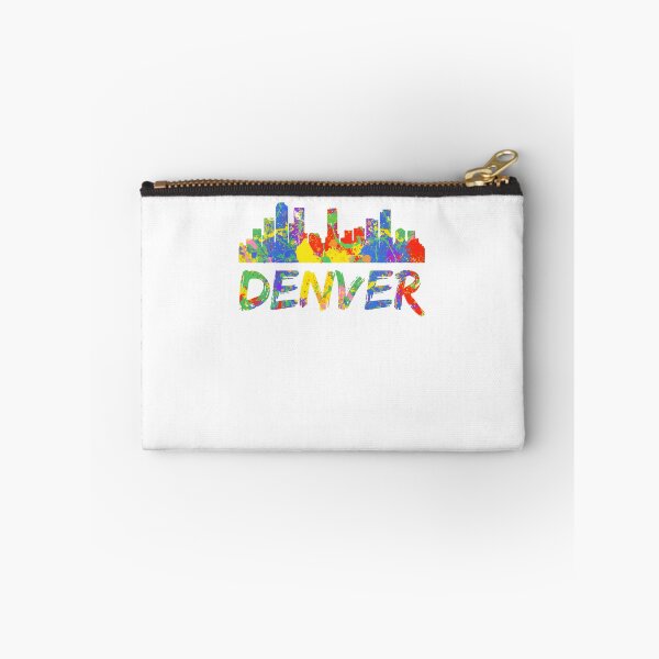 Item preview, Denver Skyline Colorfull Paint Splash designed and sold by TNDesignStudio.