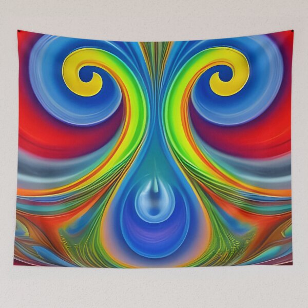 Item preview, Colorful Trippy Swirls designed and sold by theWeppen.