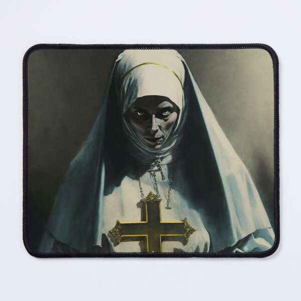 Item preview, The Nun and the Cross - Horror Art designed and sold by Rick Ricardo.