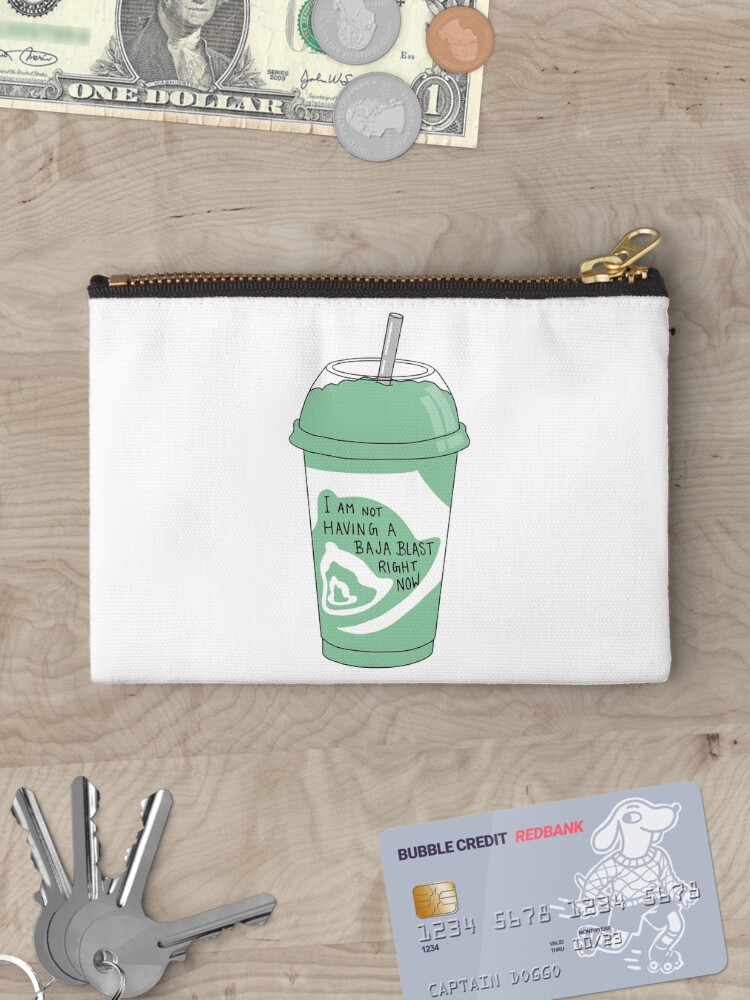 Thumbnail 3 of 4, Zipper Pouch, Not Having A Baja Blast Right Now designed and sold by shaylikipnis.