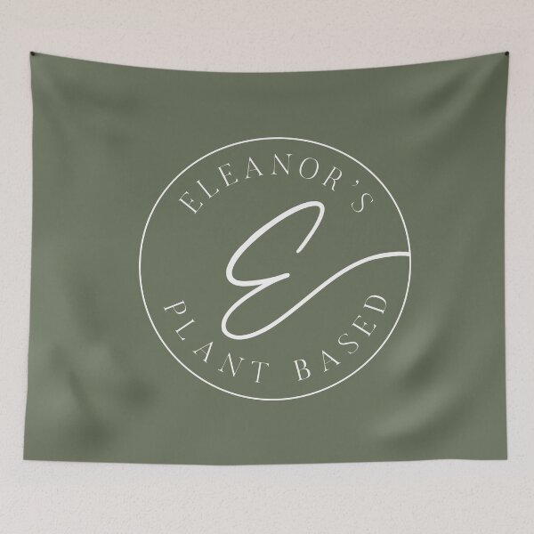 Item preview, Eleanor's Plant Based Seal Logo - E designed and sold by Eleanor's Plant Based.