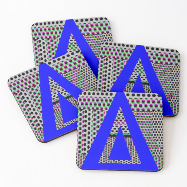 Item preview, Blue Triangle In 3-D Cheesehole PPPimp Design designed and sold by PPPimp.