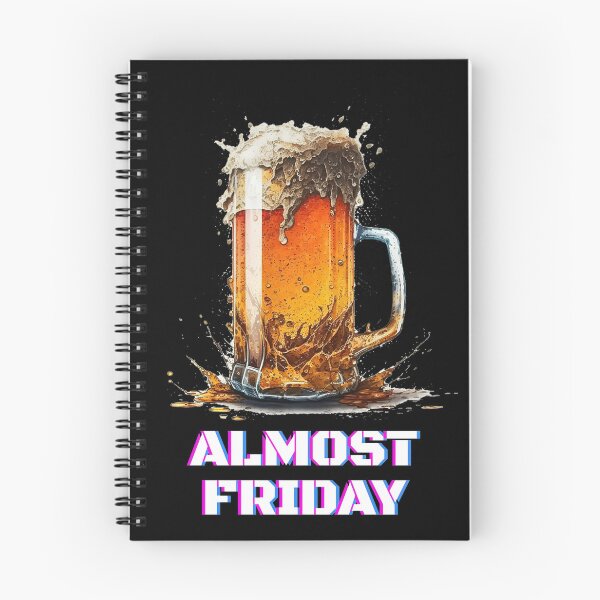 Item preview, Almost FRIDAY HAPPY weekend COOL ILLUSTRATION designed and sold by MeditationMind.