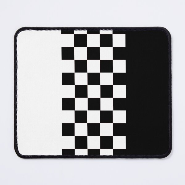 Item preview, vertical alt 2 tone white black checkerboard ska Retro designed and sold by ModSupporters.