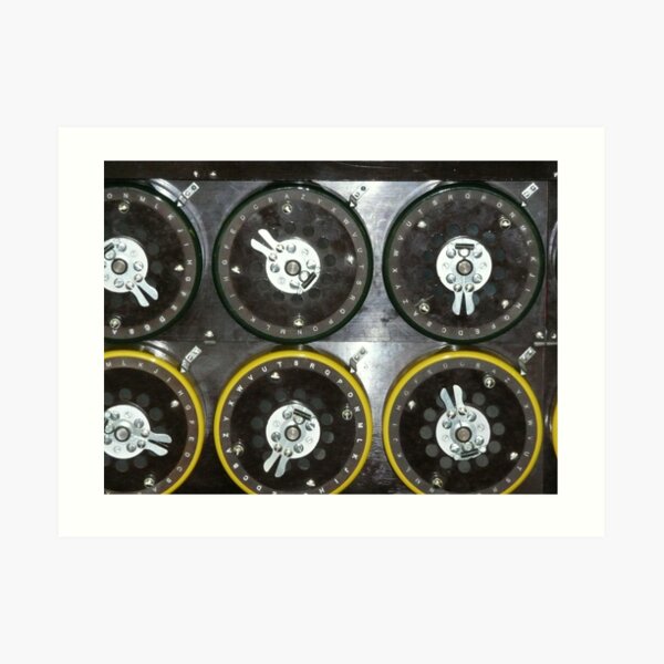 Bletchley Park Dials Art Print